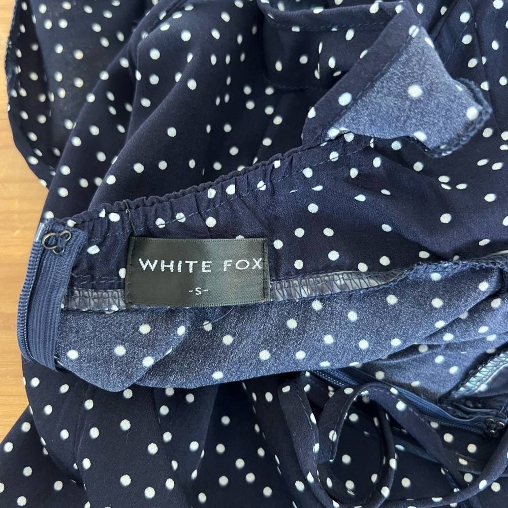 White fox polka dot dress - Picture 7 of 7